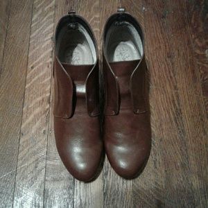 Brown booties